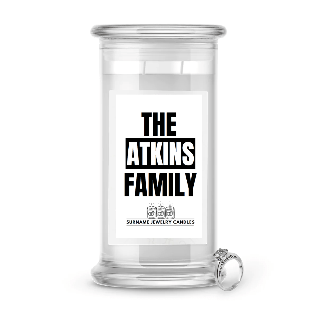 The Atkins Family | Surname Jewelry Candles
