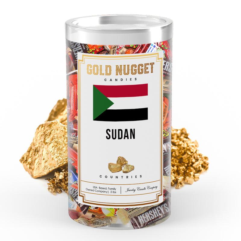 Sudan Countries Gold Nugget Candy
