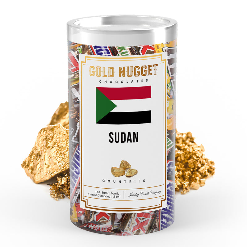 Sudan Countries Gold Nugget Chocolates