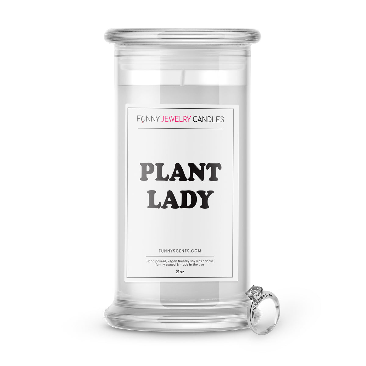 Plant Lady Jewelry Funny Candles