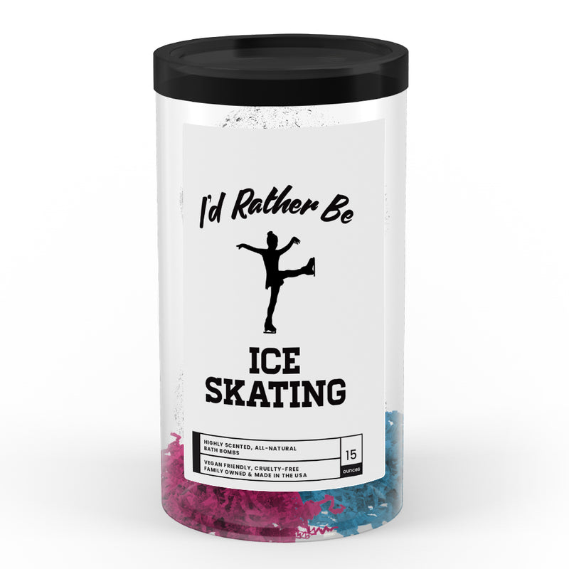 I'd rather be Ice Skating Bath Bombs