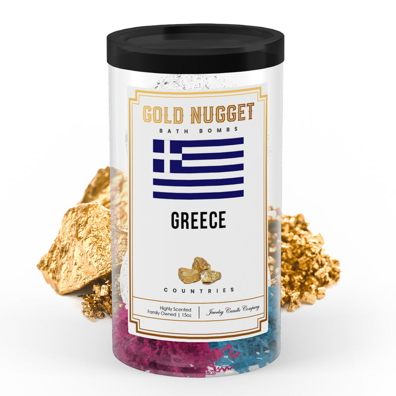 Greece Countries Gold Nugget Bath Bombs