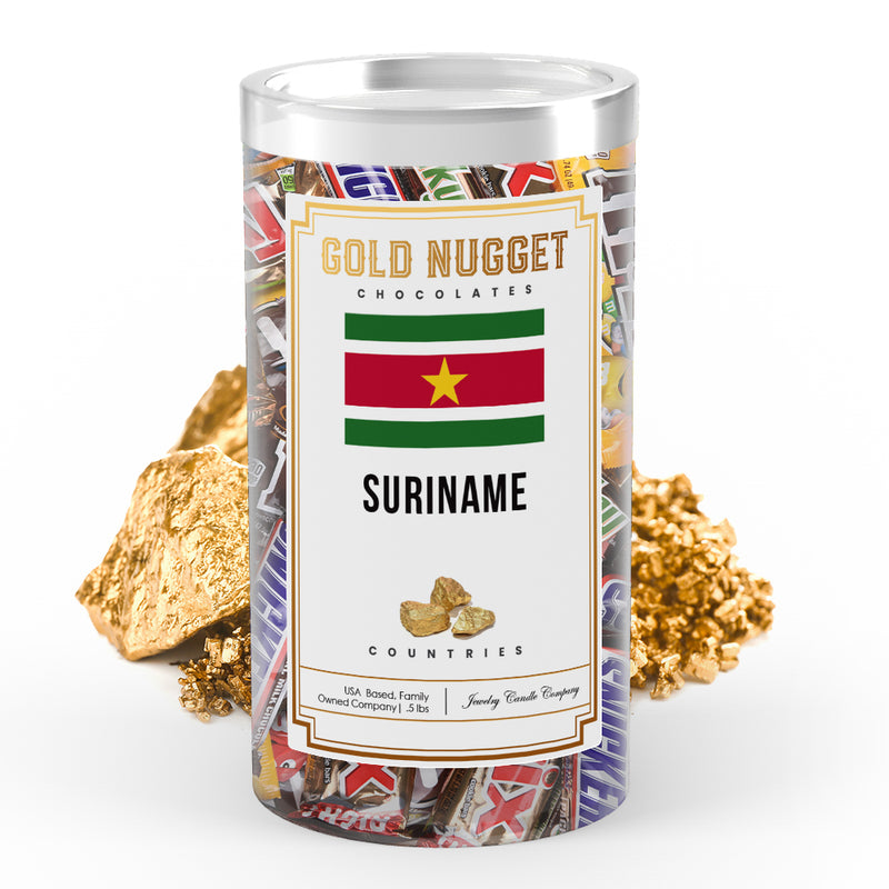 Suriname Countries Gold Nugget Chocolates