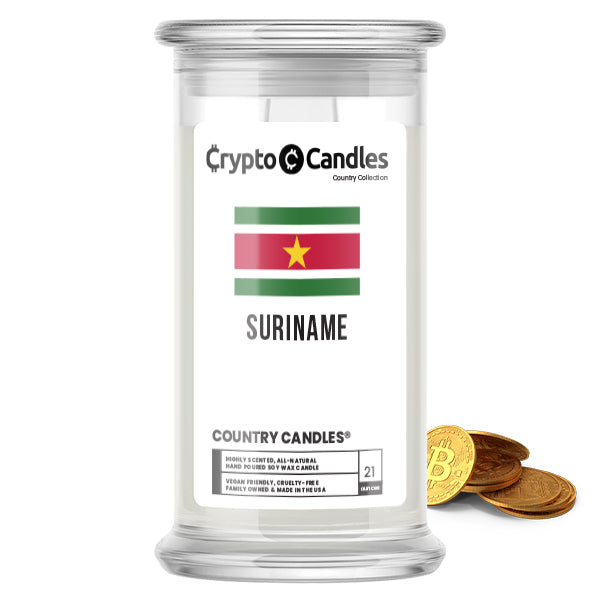 Suriname Country Crypto Candles