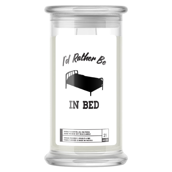 I'd rather be In Bed Candles