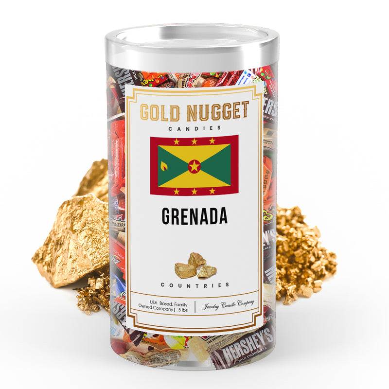 Grenada Countries Gold Nugget Candy
