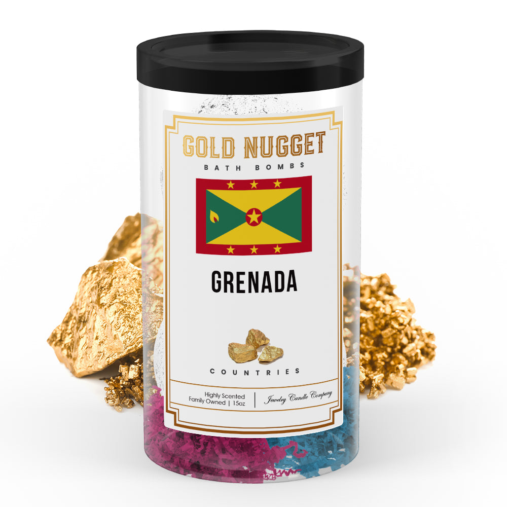 Grenada Countries Gold Nugget Bath Bombs