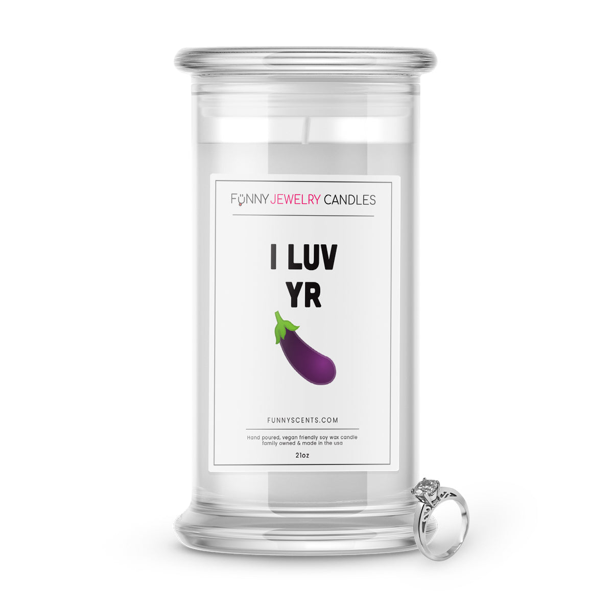 I Luv Yr Dick Jewelry Funny Candles