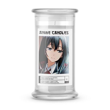 yukinoshita, yukino anime candles
