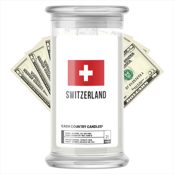 Switzerland Cash Country Candles