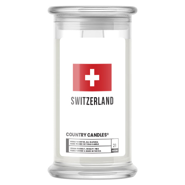 Switzerland Country Candles