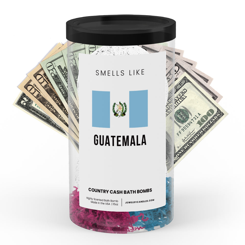 Smells Like Guatemala Country Cash Bath Bombs