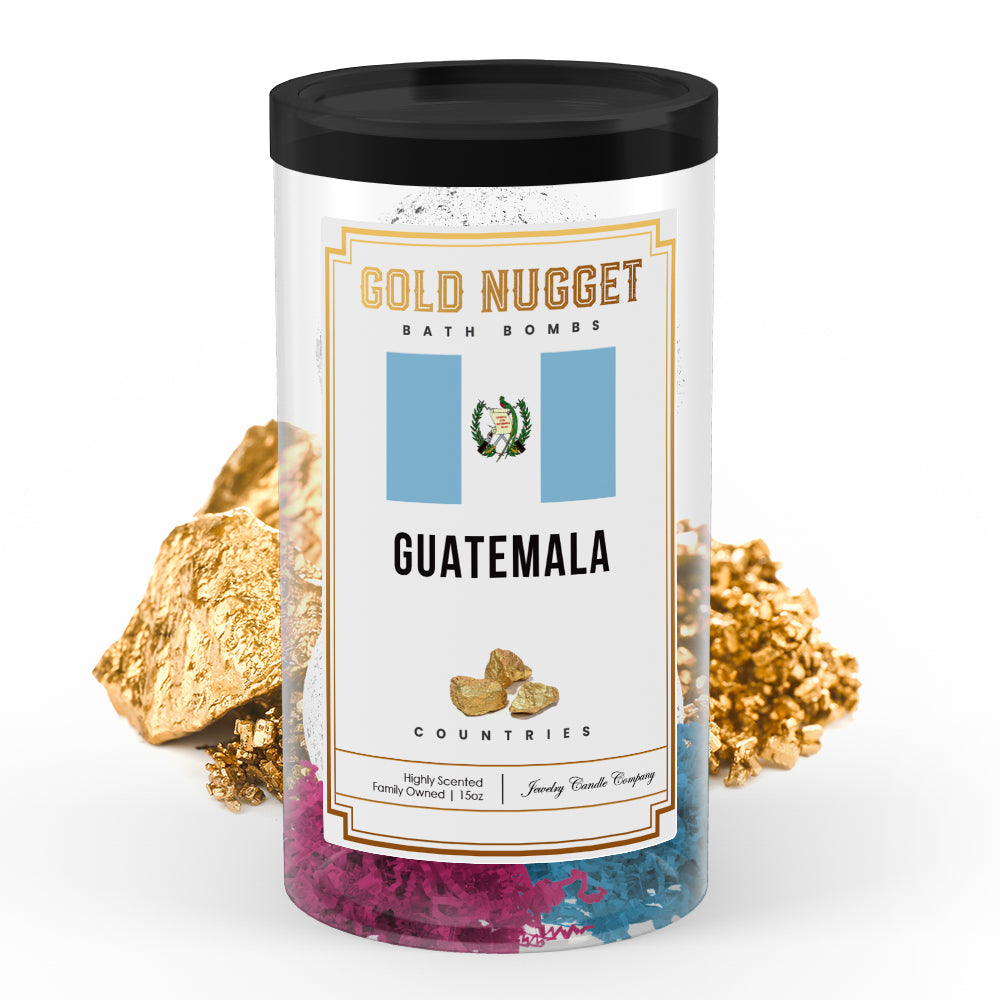 Guatemala Countries Gold Nugget Bath Bombs