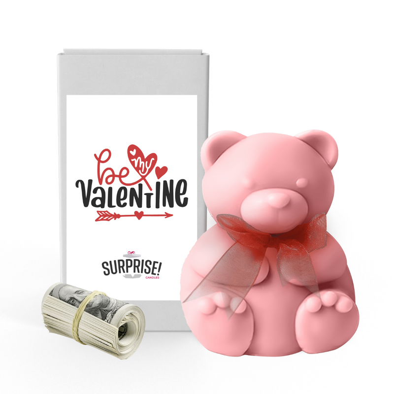 Be My Valentine | Valentines Day Surprise Cash Money Bear Wax Melts