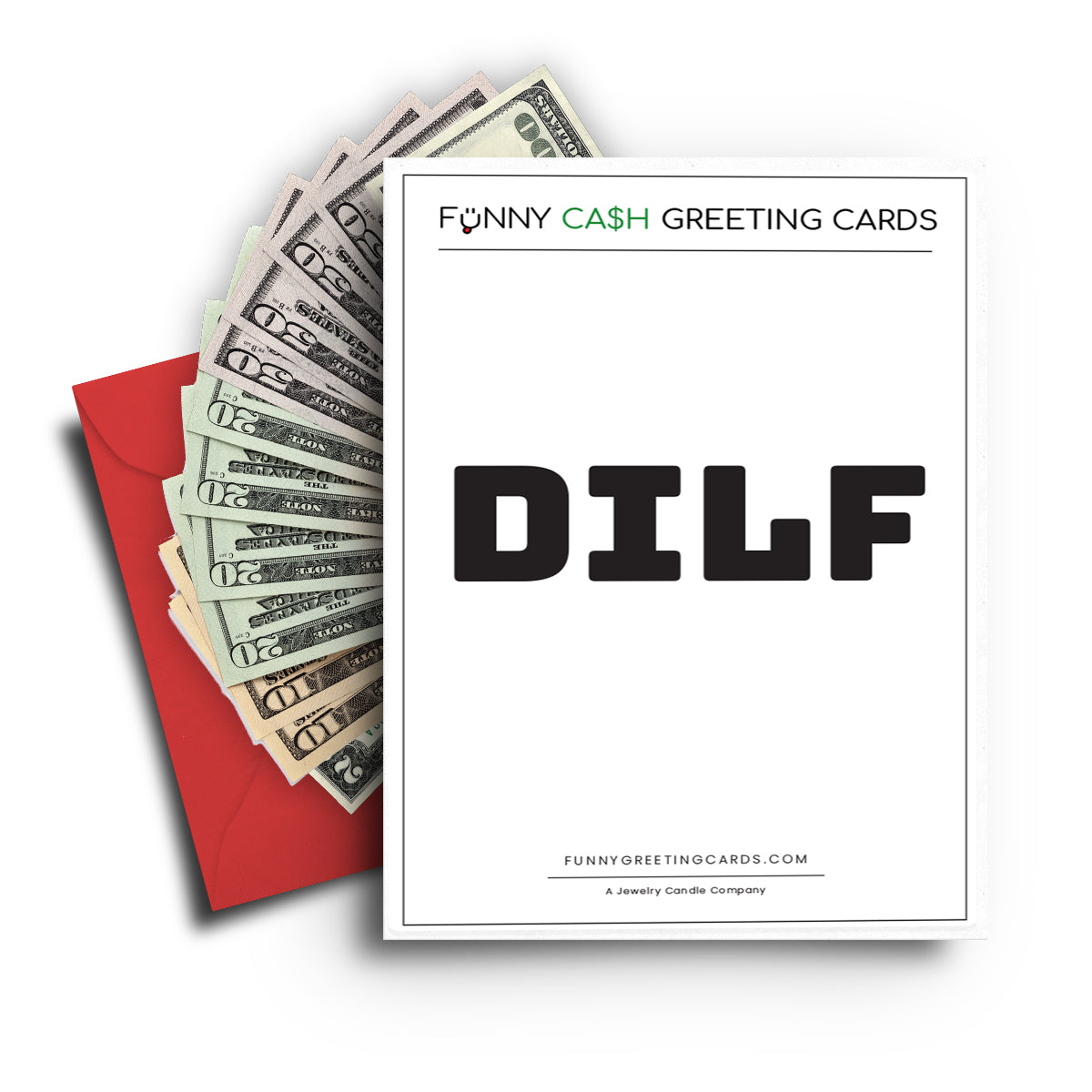 DILF Funny Cash Greeting Cards