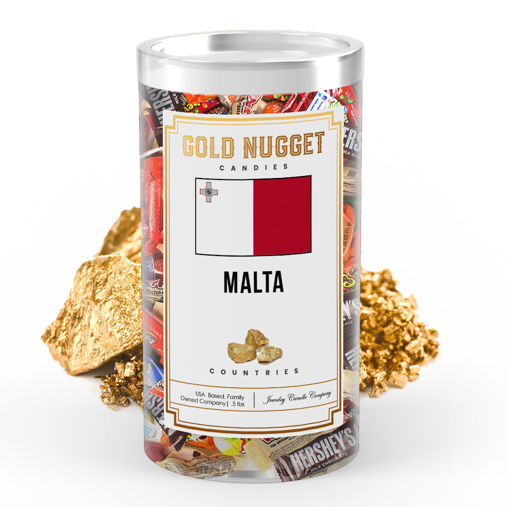 Malta Countries Gold Nugget Candy