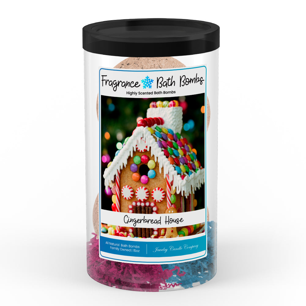 Gingerbread House Fragrance Bath Bombs