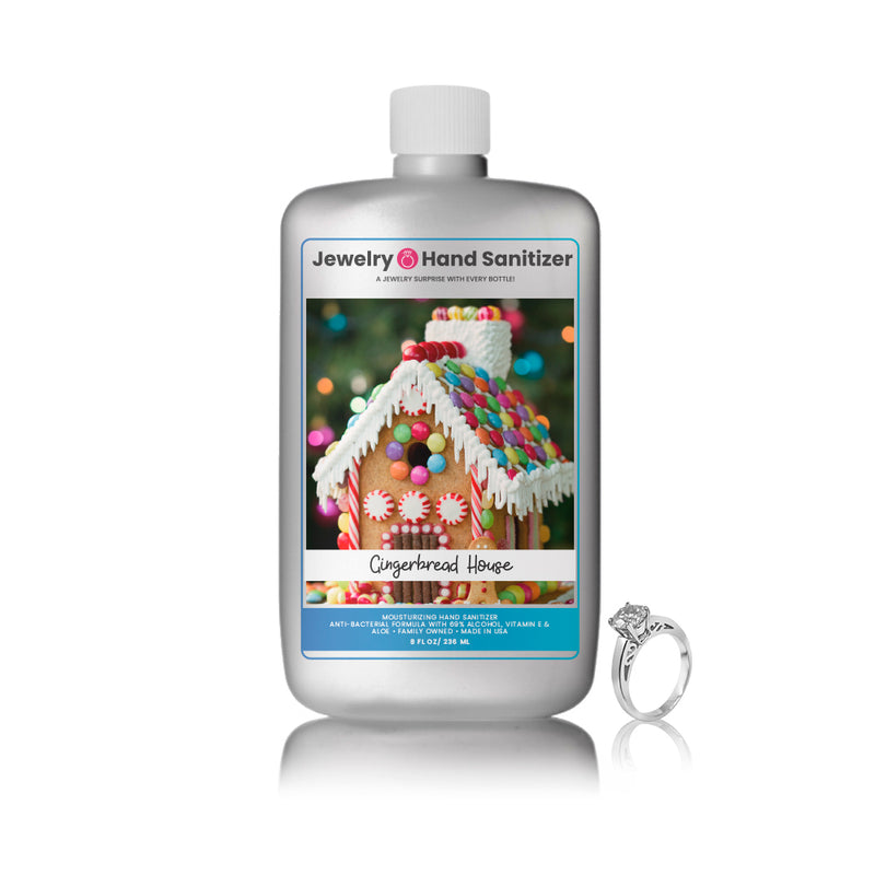 Gingerbread House Jewelry Hand Sanitizer