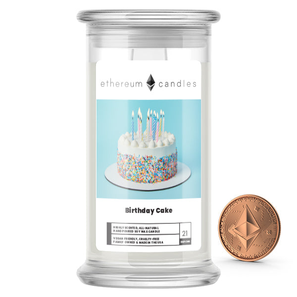 Birthday Cake Ethereum Candles