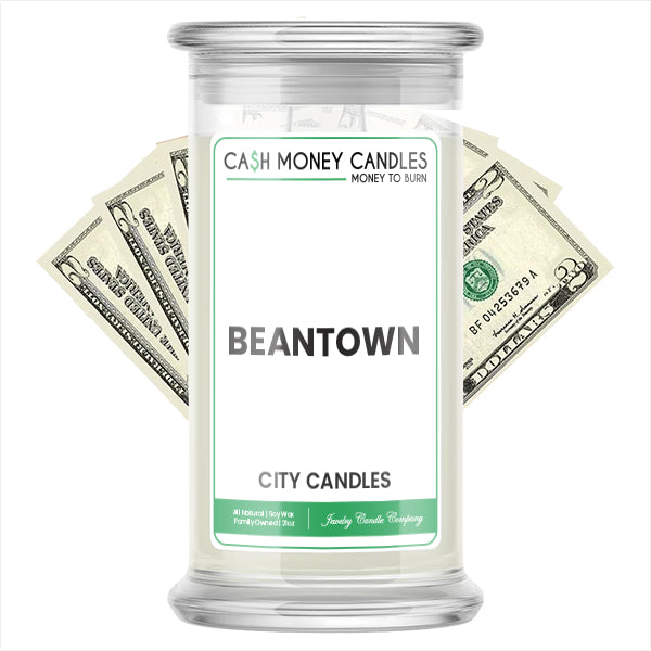 Beantown City Cash Candle