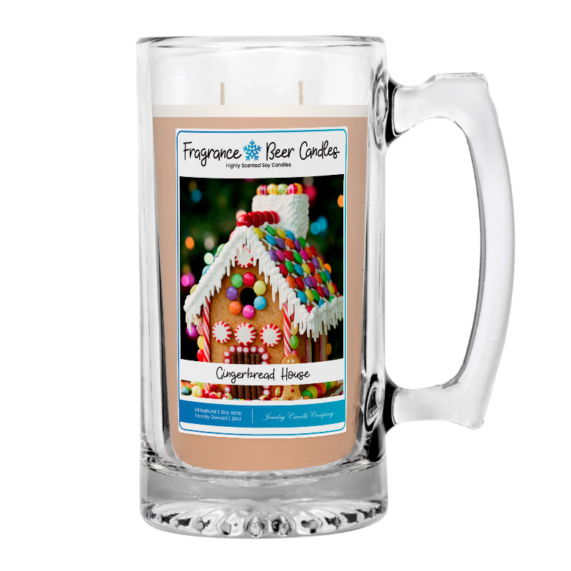 Gingerbread House Fragrance Beer Candle