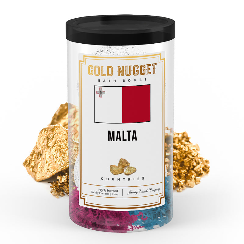 Malta Countries Gold Nugget Bath Bombs