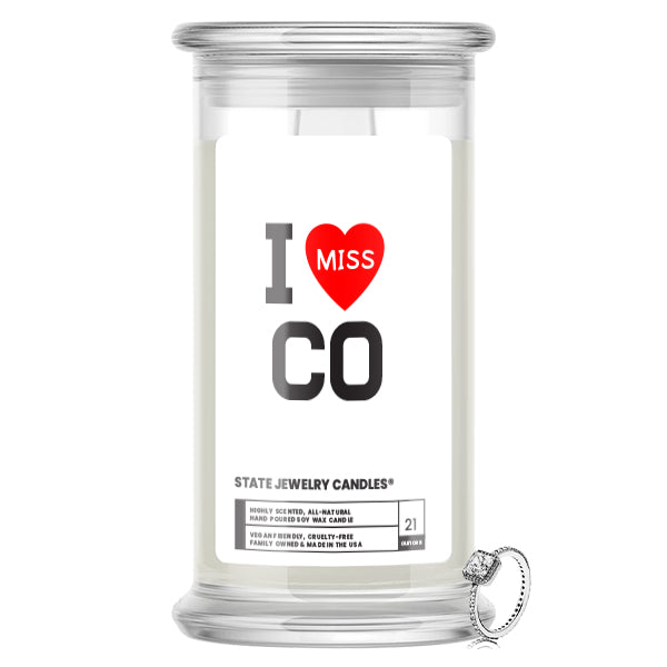 I miss CO State Jewelry Candle