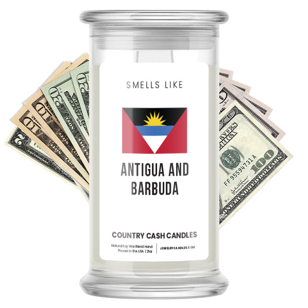 Smells Like Antigua and Barbuda Country Cash Candles