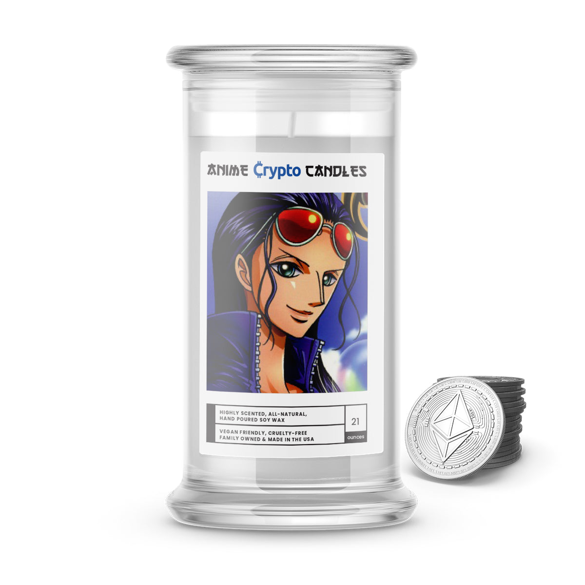 Nico, Robin (ニコ・ロビン) - Crypto Anime Candles