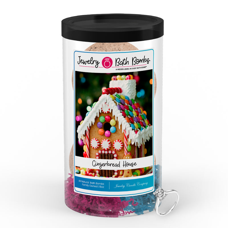 Gingerbread House Jewelry Bath Bombs