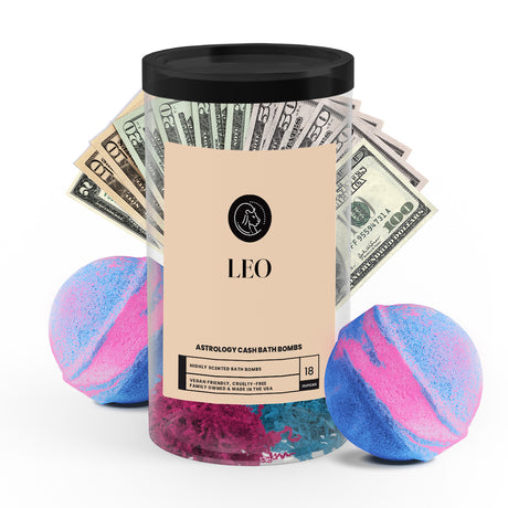 Leo Astrology Cash Bath Bombs