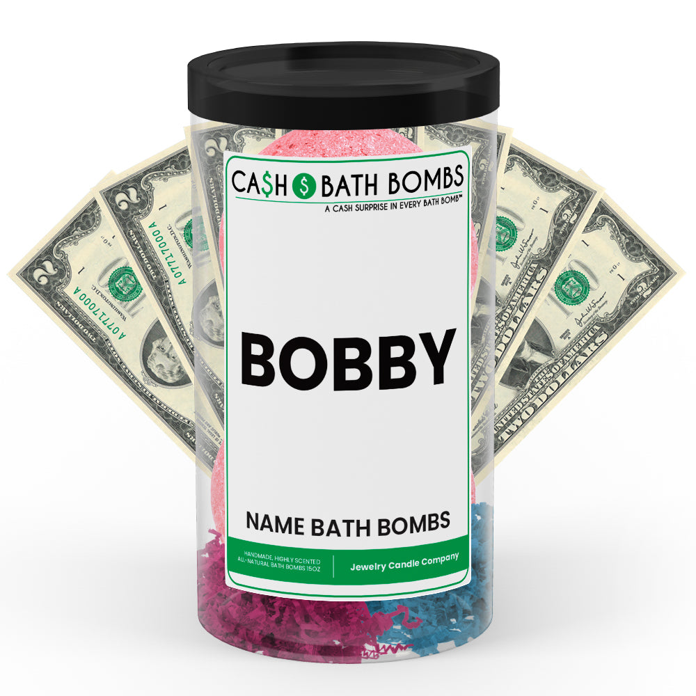 BOBBY Name Cash Bath Bomb Tube