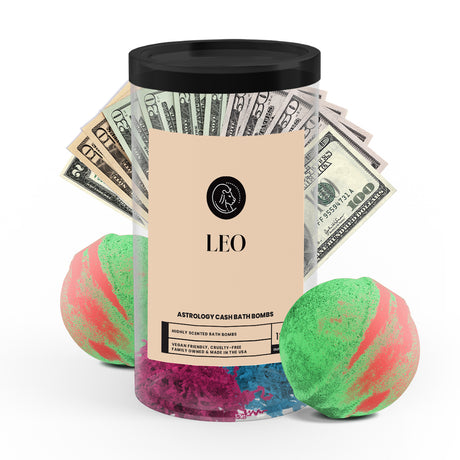 Leo Astrology Cash Bath Bombs