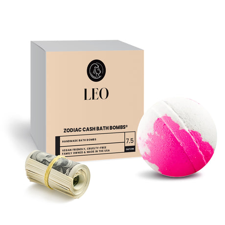 Leo Zodiac Cash Bath Bomb