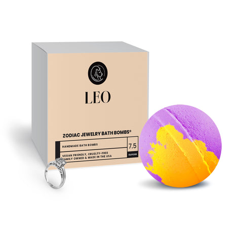 Leo Zodiac Jewelry Bath Bomb