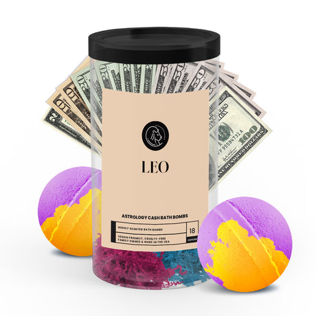 Leo Astrology Cash Bath Bombs