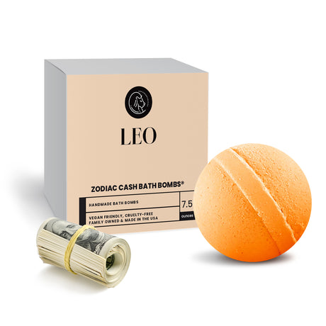 Leo Zodiac Cash Bath Bomb