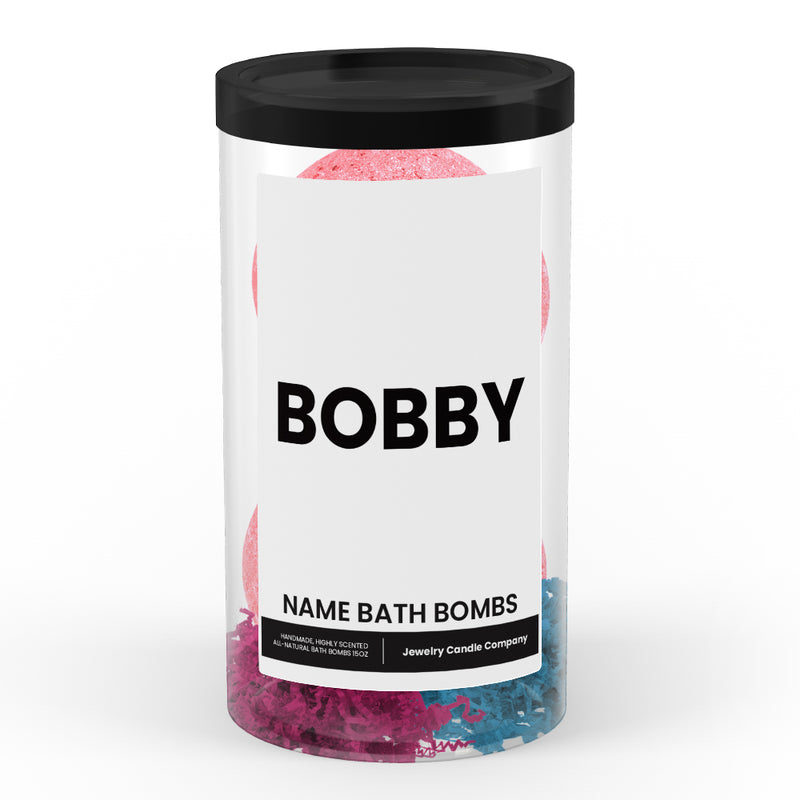 BOBBY Name Bath Bomb Tube