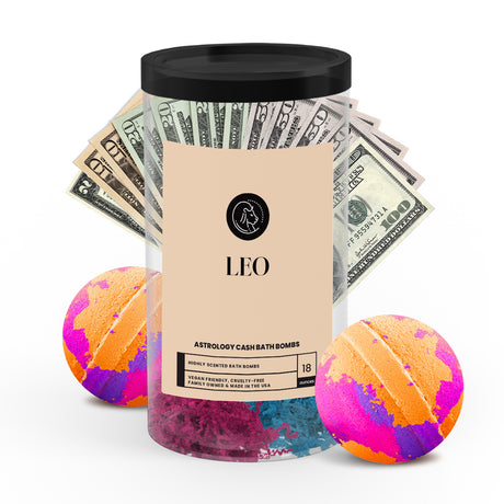 Leo Astrology Cash Bath Bombs