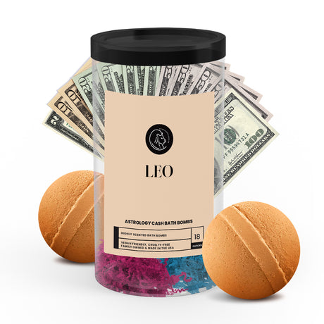Leo Astrology Cash Bath Bombs