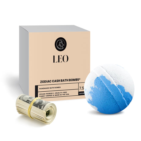 Leo Zodiac Cash Bath Bomb