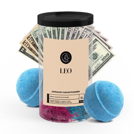 Leo Astrology Cash Bath Bombs