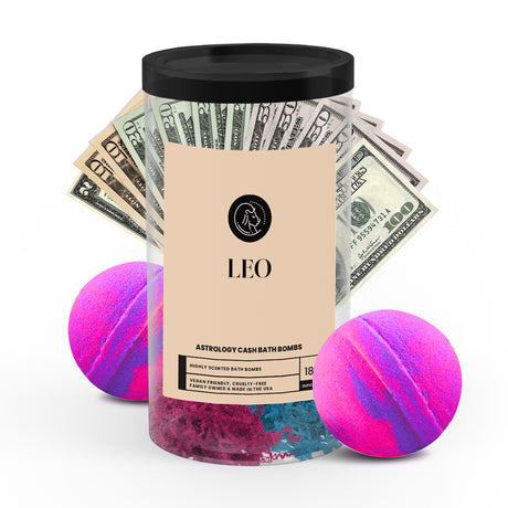 Leo Astrology Cash Bath Bombs