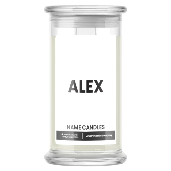 ALEX Name Candles