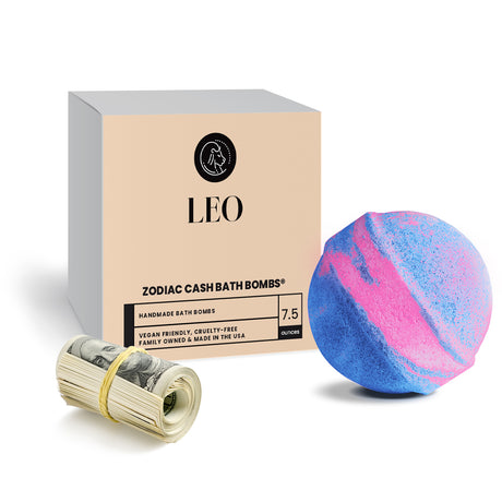 Leo Zodiac Cash Bath Bomb