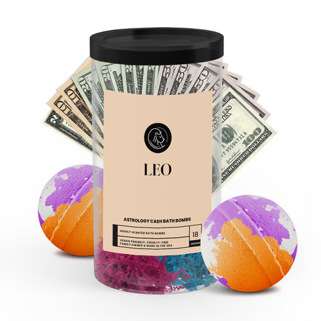 Leo Astrology Cash Bath Bombs