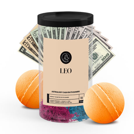 Leo Astrology Cash Bath Bombs