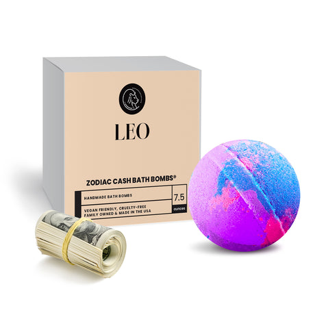 Leo Zodiac Cash Bath Bomb