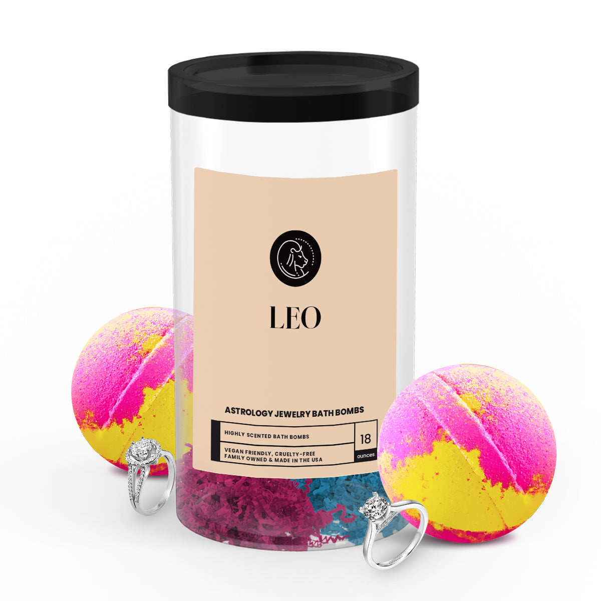 Leo Astrology Jewelry Bath Bombs