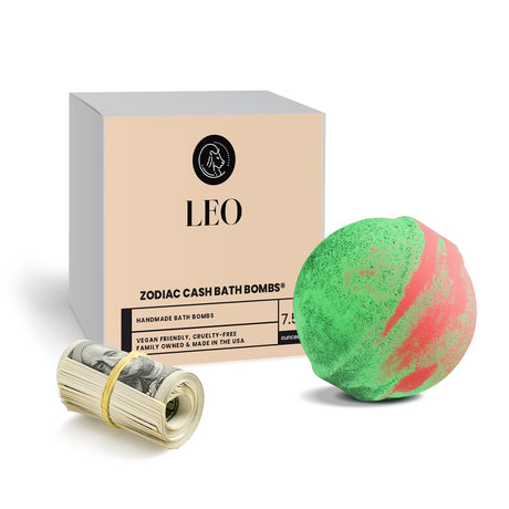 Leo Zodiac Cash Bath Bomb